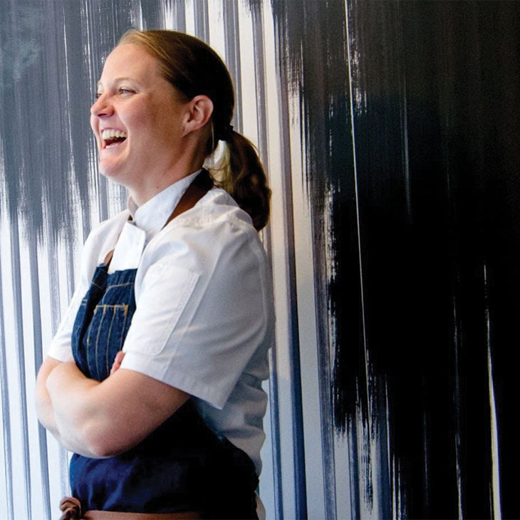 Chef Sarah Wade smiles.